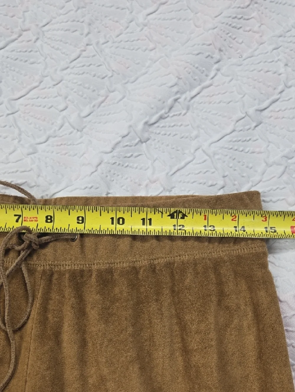 Casual Corner Women's Velour Drawstring Trousers in Camel Brown - Picture 4 of 7